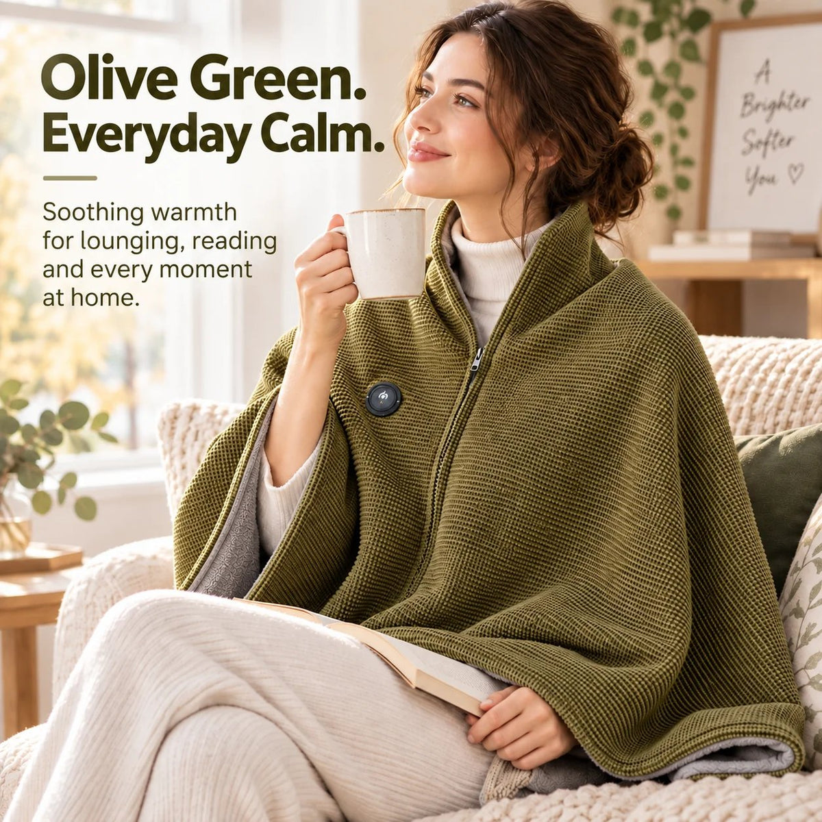 🧣Wearable Heated Blanket – Cozy Hands-Free Warmth☀️