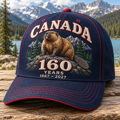 🍁🔥 LAST DAY 50% OFF – Canada 160th Anniversary Heritage Cap | 1867–2027 Embroidered Edition🧢