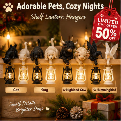 🔥 LIMITED-TIME 50% OFF 🐾 Cozy Pet & Animal Shelf Lanterns™ – Cat, Dog, Highland Cow & Hummingbird Light Decor