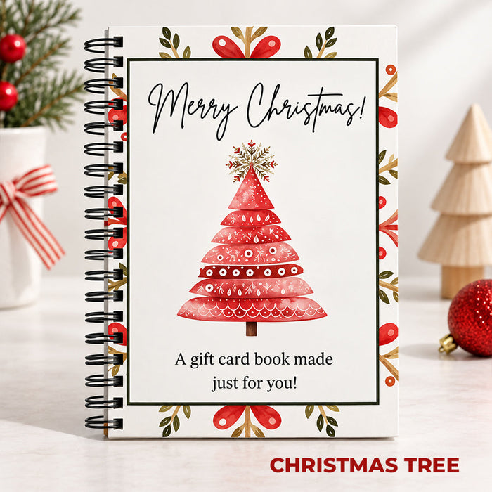 Christmas Tree Gift Card Book