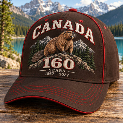 🍁🔥 LAST DAY 50% OFF – Canada 160th Anniversary Heritage Cap | 1867–2027 Embroidered Edition🧢