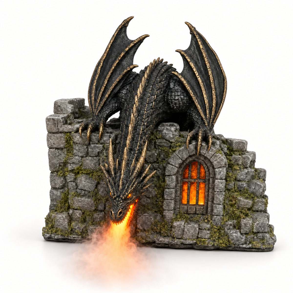 🔥 LAST DAY 50% OFF 🔥🐉 Dragon Castle Mist™ – LED Fire-Breath Dragon Humidifier with Glowing Castle, Mist Effect & Air Purifying Function ✨