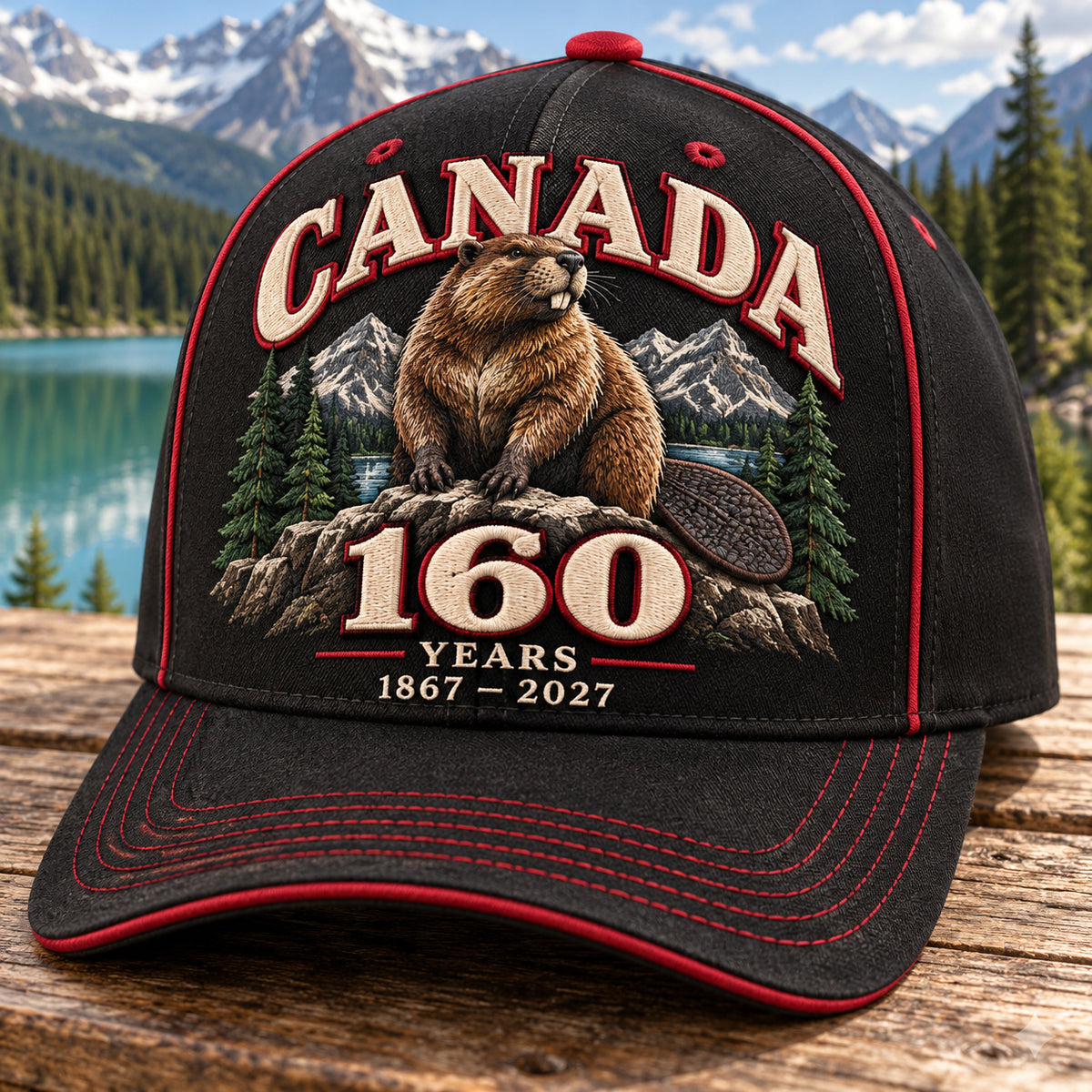 Canada 160th anniversary wildlife cap
