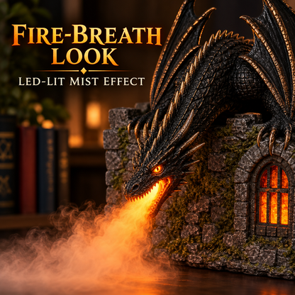 🔥 LAST DAY 50% OFF 🔥🐉 Dragon Castle Mist™ – LED Fire-Breath Dragon Humidifier with Glowing Castle, Mist Effect & Air Purifying Function ✨