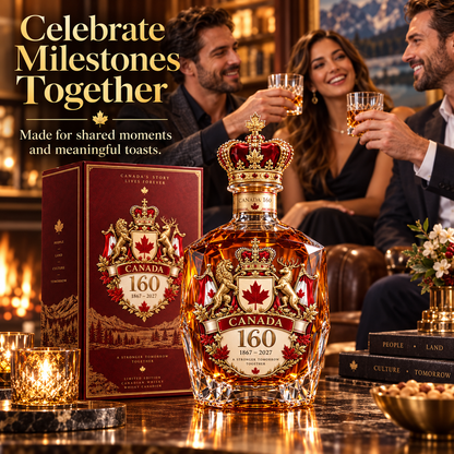 🔥 LIMITED-TIME 50% OFF | 🍁🇨🇦 Canada 160 Collector Decanter™ – 1867–2027 Heritage Tribute & Patriotic Keepsake ✨
