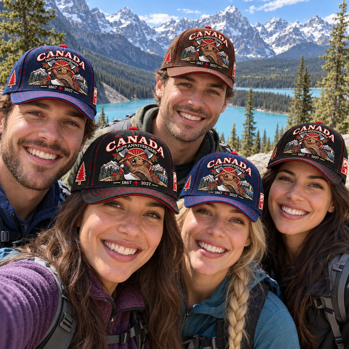 🔥 LIMITED-TIME 50% OFF 🇨🇦 Canada 160th Anniversary Heritage Cap™ – Beaver & Moose 1867–2027
