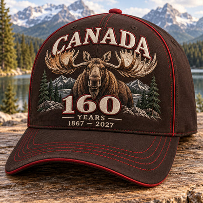 🍁🔥 LAST DAY 50% OFF – Canada 160th Anniversary Heritage Cap | 1867–2027 Embroidered Edition🧢