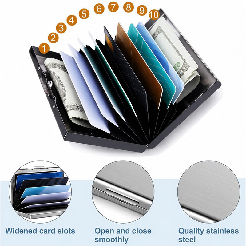 RFID blocking credit card holder
