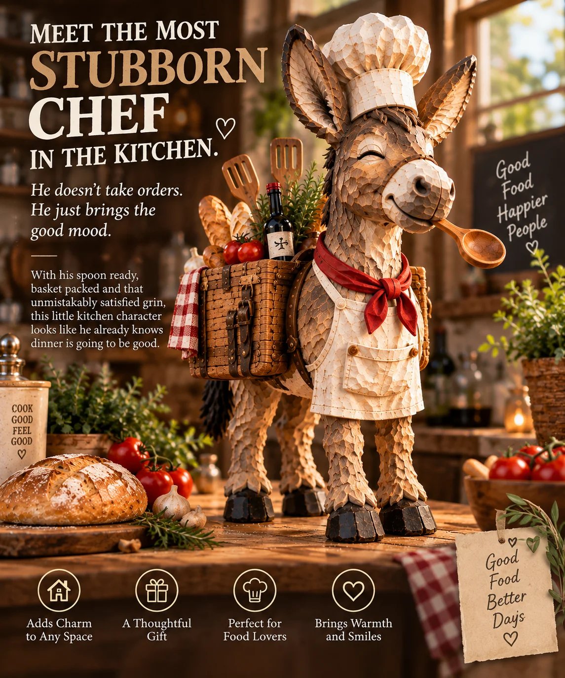 Meet the most stubborn chef in the kitchen