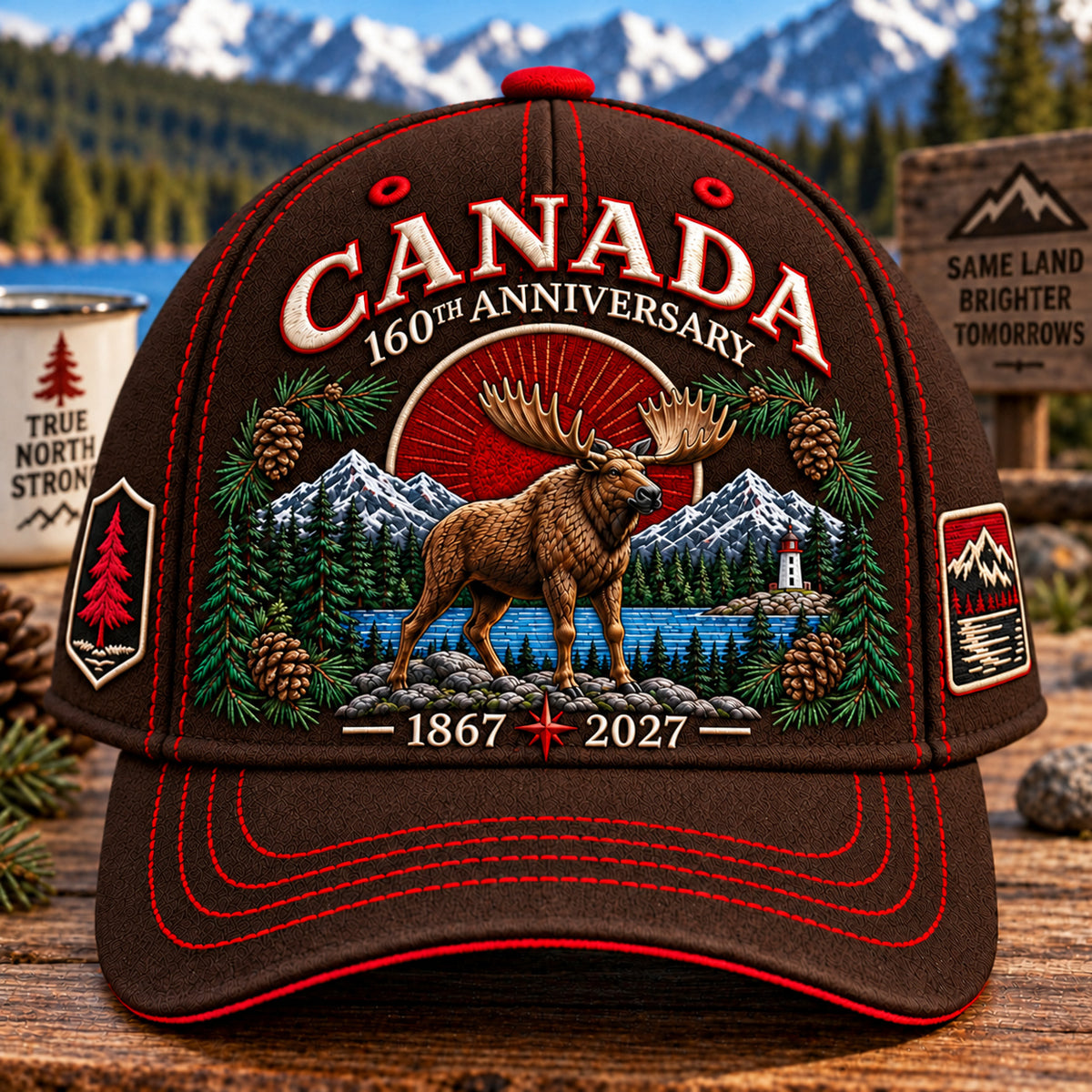 🔥 LIMITED-TIME 50% OFF 🇨🇦 Canada 160th Anniversary Heritage Cap™ – Beaver & Moose 1867–2027