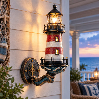🔥 LIMITED-TIME 50% OFF | 🌊 Vintage Coastal Lighthouse Wall Light™ – Nautical Beacon Glow for a Warm Seaside Home