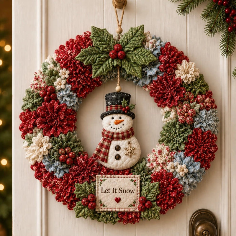 ☃️ Let It Snow Snowman / Finished size: 11.81in, excluding color box packaging.