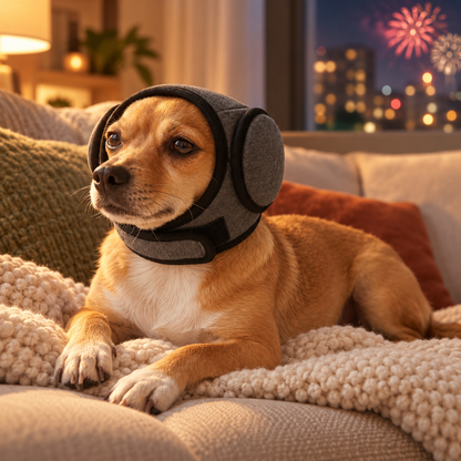 CalmEars™ Dog Noise-Reducing Ear Muffs A Softer Way Through Loud Moments.