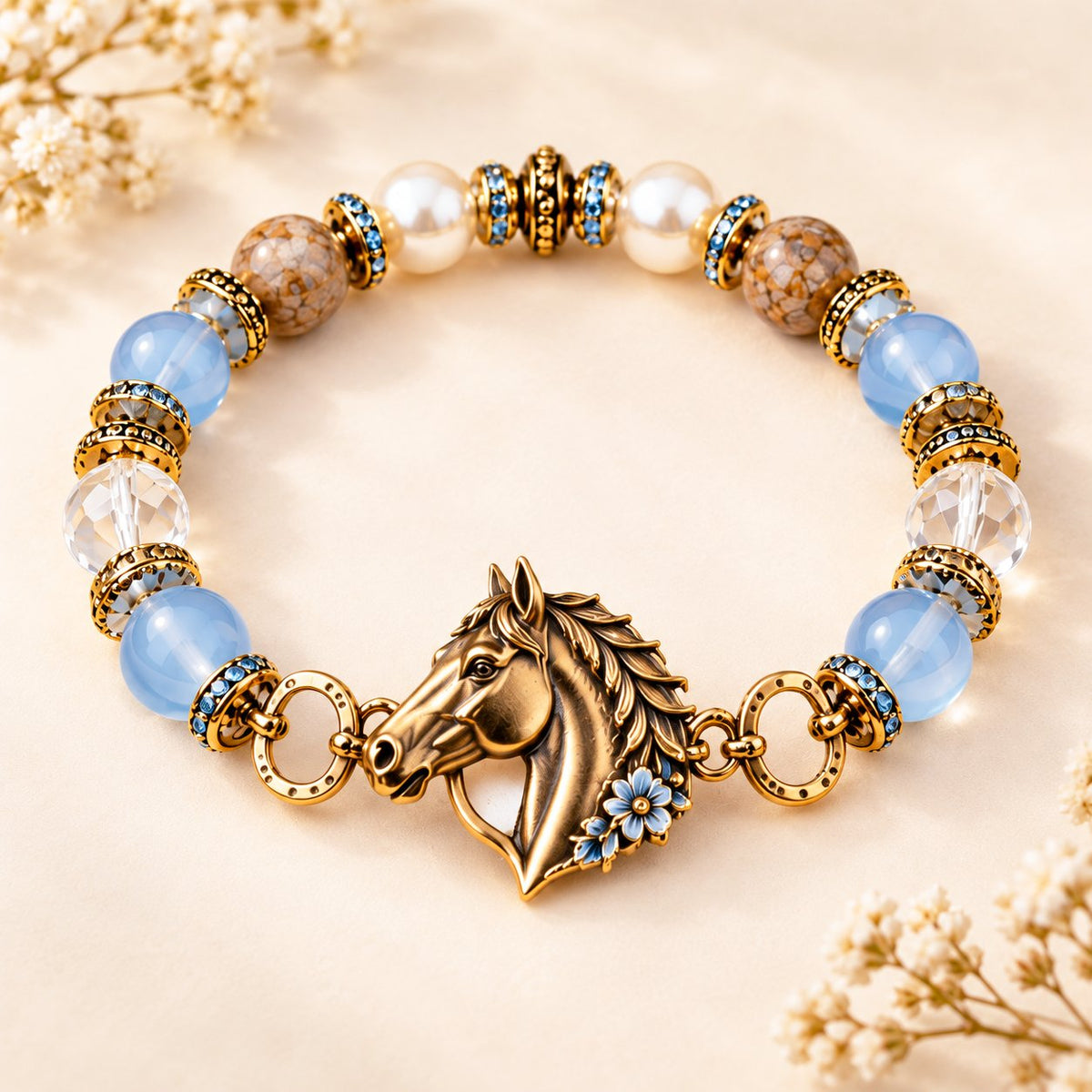 Horse bracelet symbol of strength comfort hope and remembering