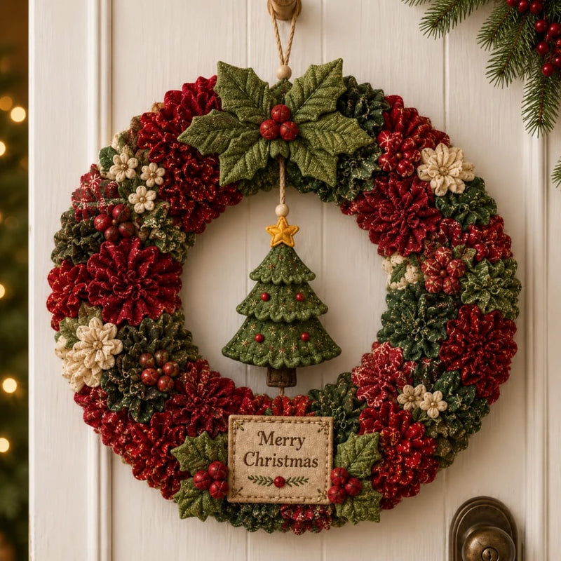 🎄 Merry Christmas Tree / Finished size: 11.81in, excluding color box packaging.