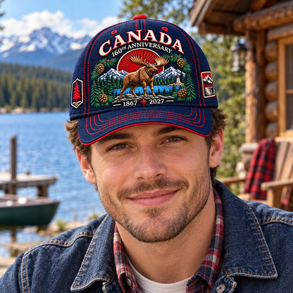 🔥 LIMITED-TIME 50% OFF 🇨🇦 Canada 160th Anniversary Heritage Cap™ – Beaver & Moose 1867–2027