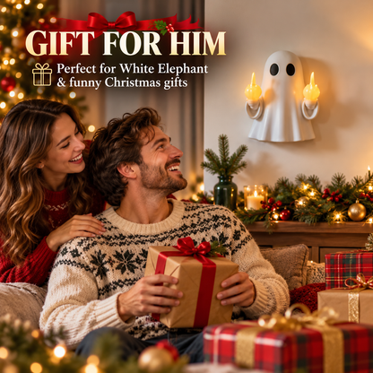 JollyFlips™ Light-Up Middle Finger Christmas Wall Décor