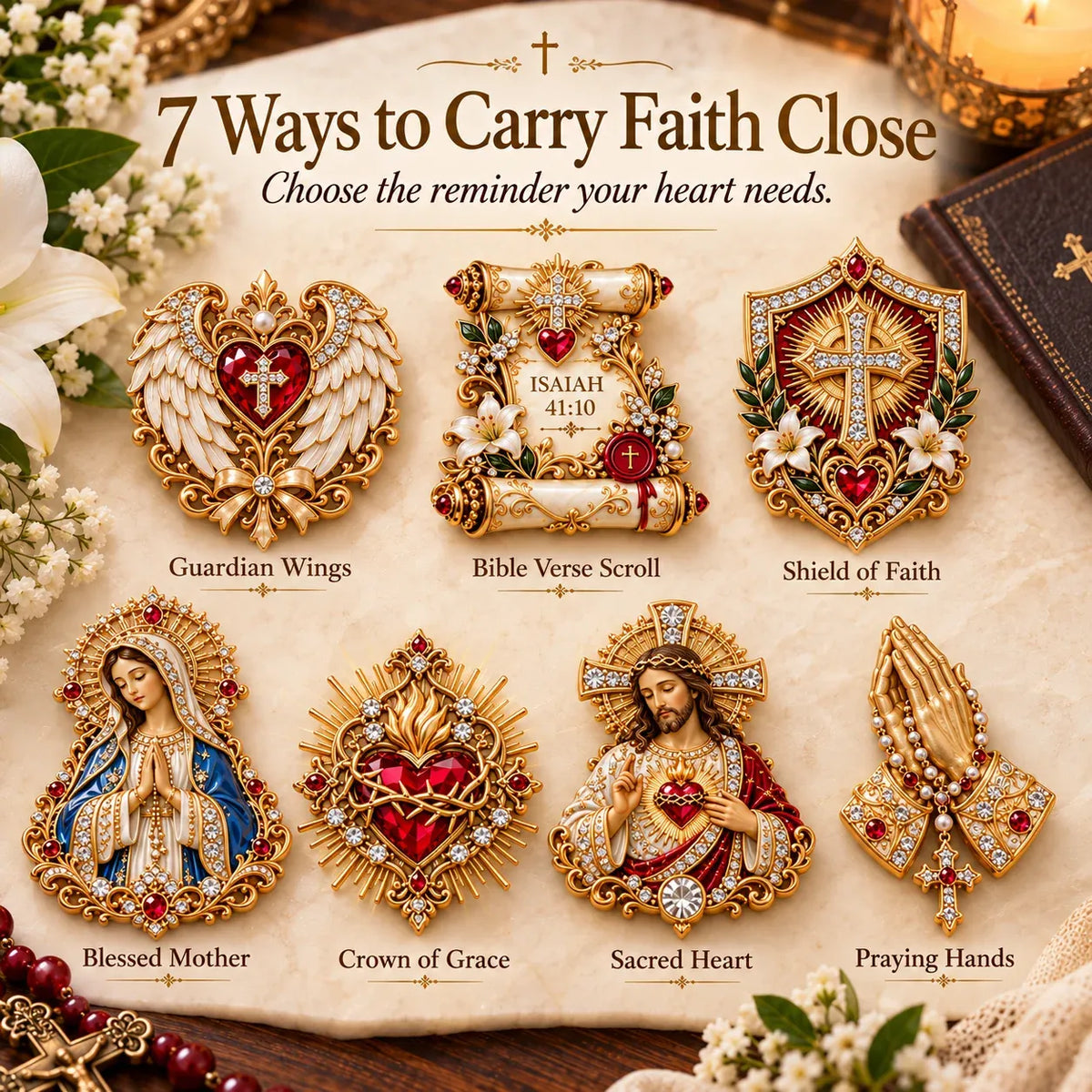 ✝️ Carry the Faith™ 3D Pocket Hug – A Little Reminder of Love (7 Designs)