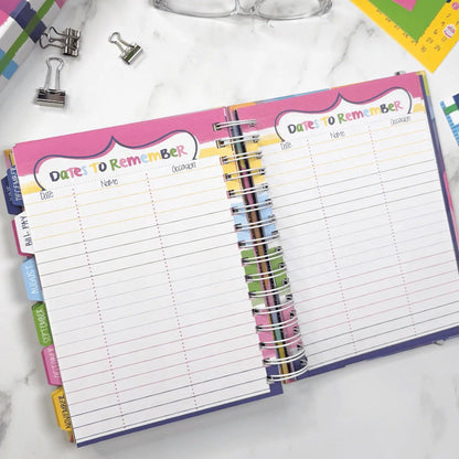 📅✨ 2027–2028 Reminder Binder® – 24-Month All-in-One Life Planner