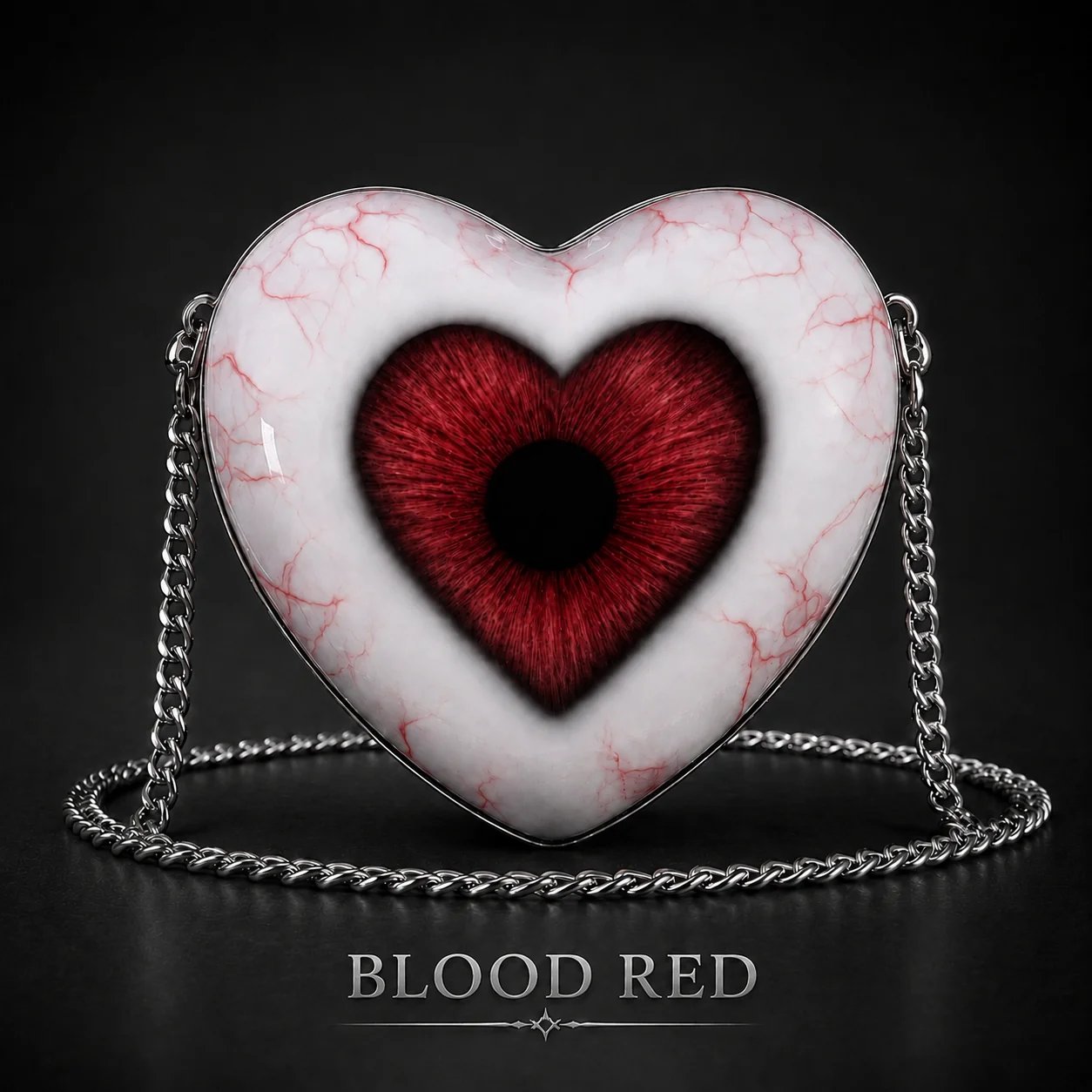 🔥Last Day 50% OFF 🖤👁 Gothic Heart Eye Statement Crossbody Bag