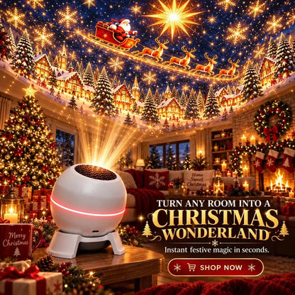 🌟✨ Turn Any Room Into a Christmas Wonderland – Holiday Projection Night Light