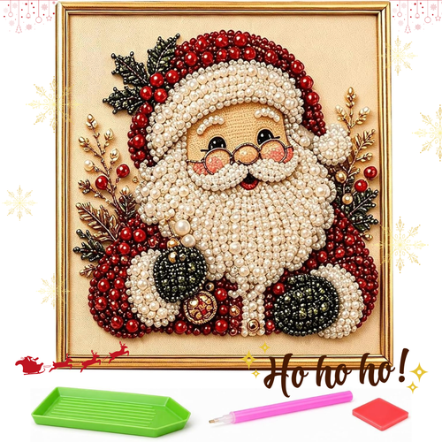Kit Cuadro Navideño de Perlas