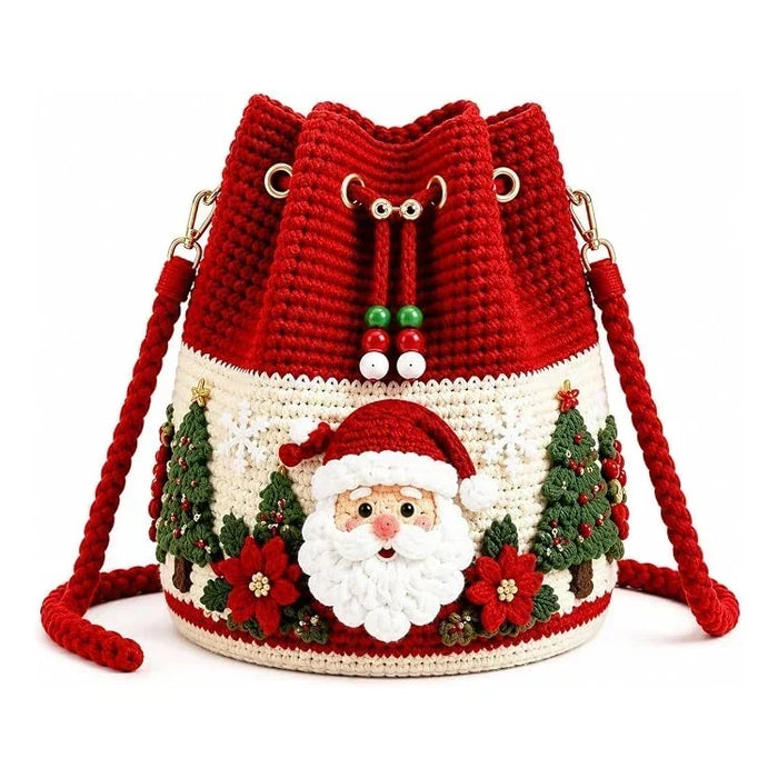 Classic Santa crochet bag