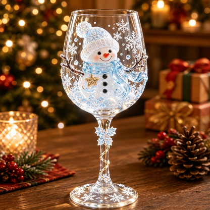 🔥 LAST DAY 50% OFF 🔥🎁 Christmas 3D Wine Glass Collection™ – Gift Box Set with Festive Holiday Designs for Christmas Gatherings & Gifting ✨