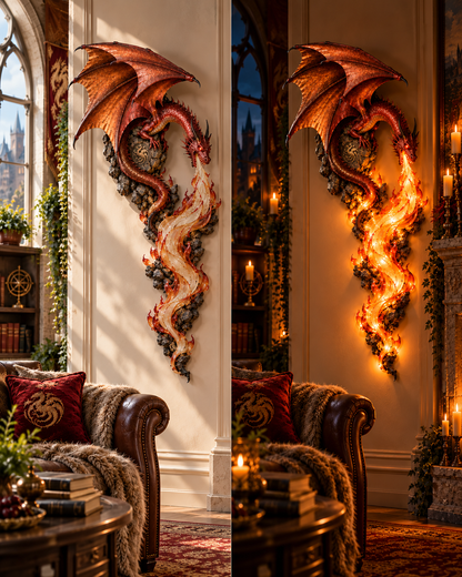 🔥Last Day 49% OFF -🐉 Dragonfire Guardian™ Wall Sconce – A Legendary Flame Awakens On Your Wall 🔥