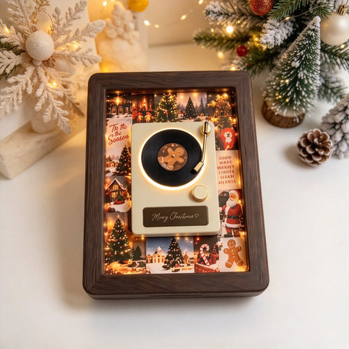 🎵 MelodyFrame – Lighted Vinyl Record Advent Calendar 🎄