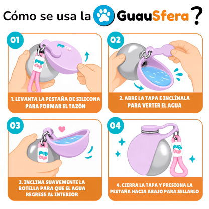 GuauSfera™ Termo Portátil Resistente para Mascotas