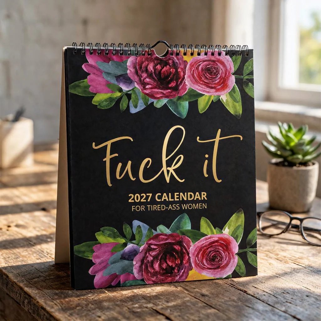 🔥 FUCK IT, IT’S 2027!™ – The Unhinged Swear Word Calendar for Women Who Are So Done