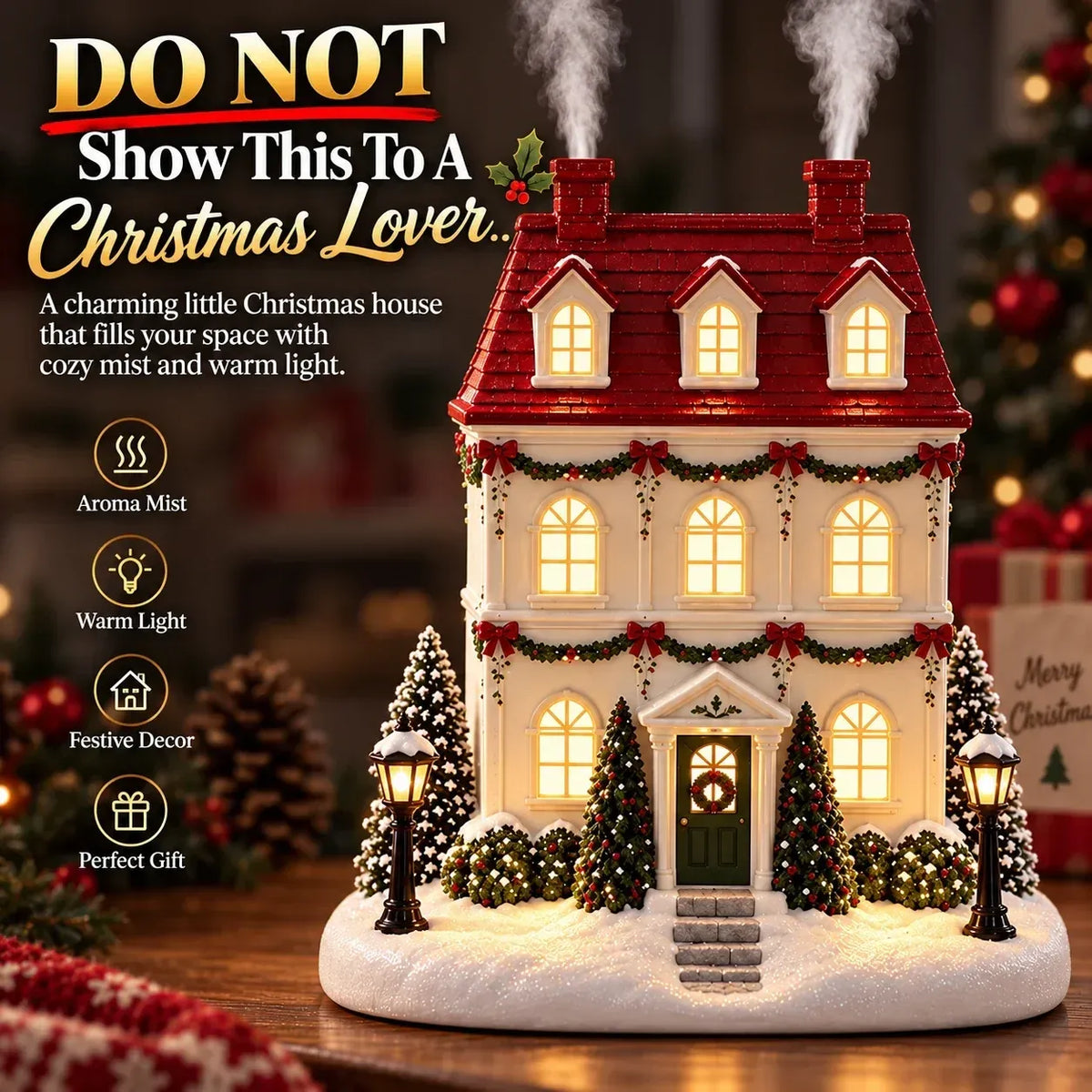 🎄Hot Sale 50%Off🔥 Christmas House Aroma Diffuser