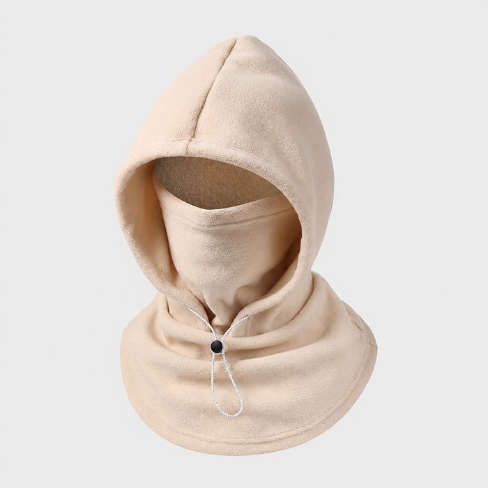 Fleece hood outdoor use