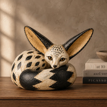 🔥Vintage Fennec Fox Sculpture