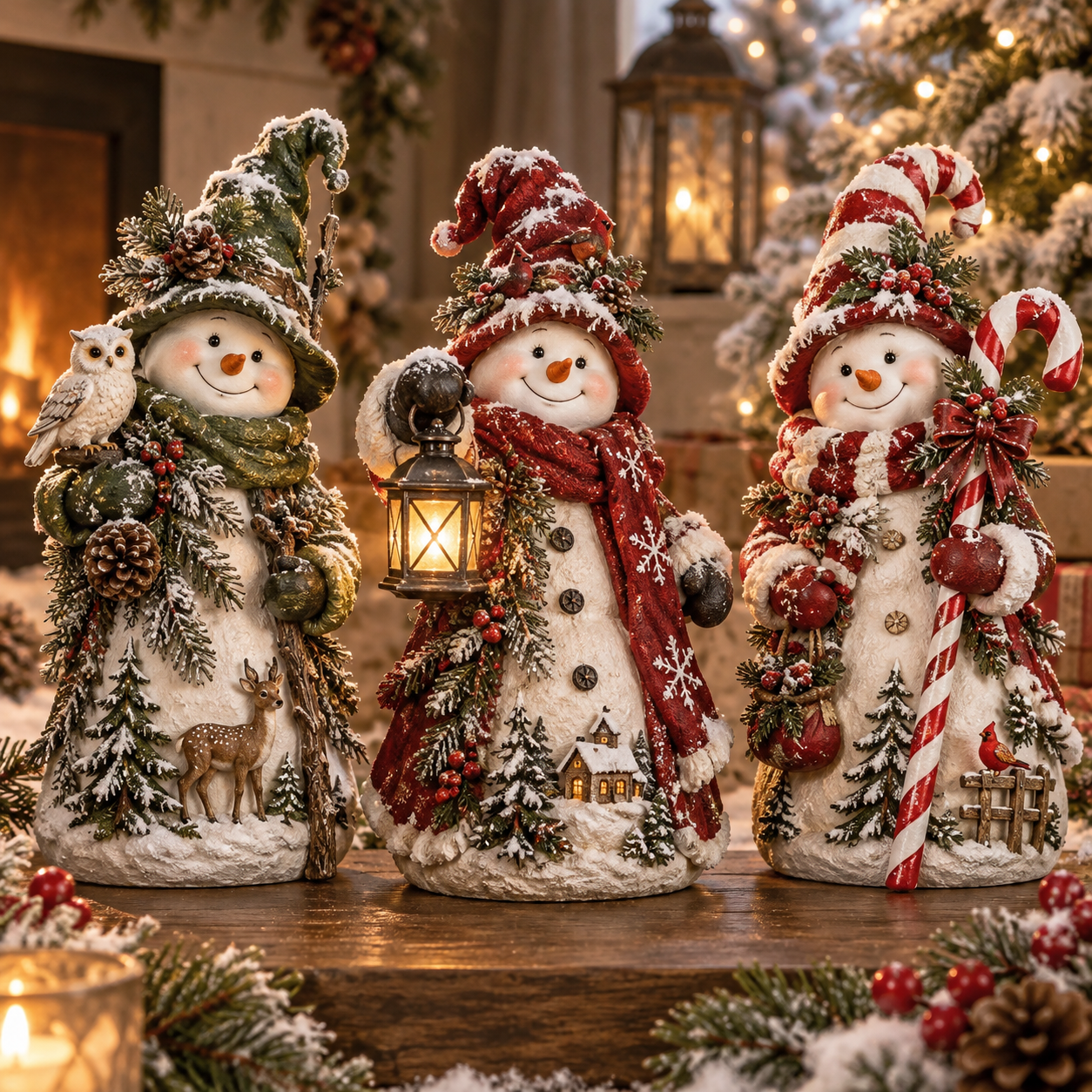 ☃️ Snowman Forest Keeper Christmas Collection | 3 Enchanted Winter Characters