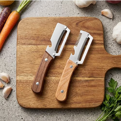 Kitchen Multi-Function Stainless Steel Thickened Fruit Peeler Knife
