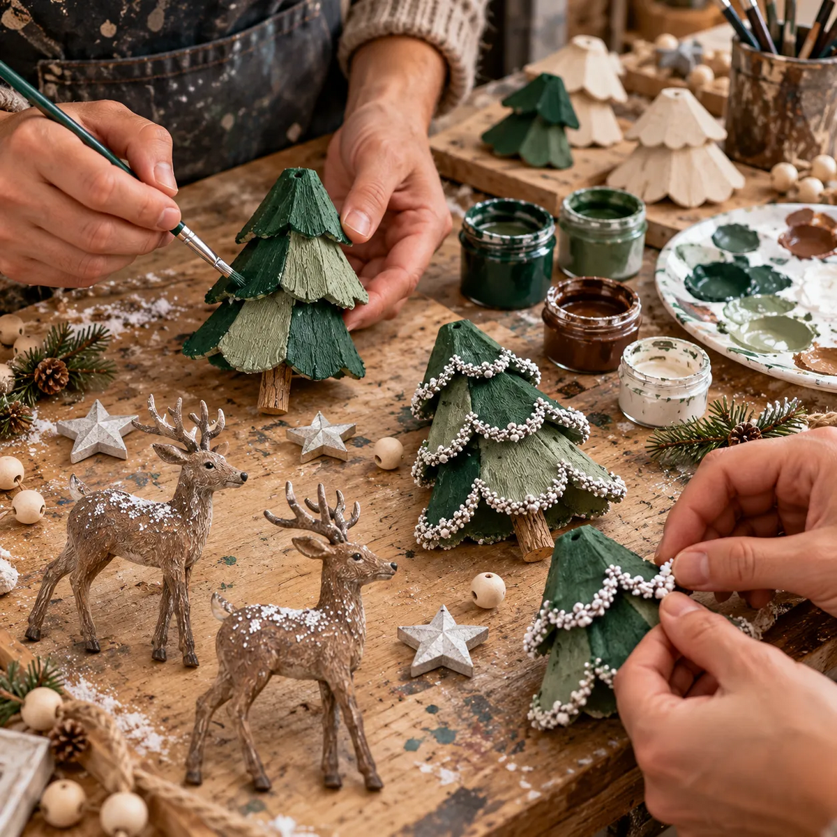 🎄 LIMITED-TIME 50% OFF | Lighted Woodland Christmas Garland™ – Enchanted Forest Holiday Decor with Warm Festive Glow