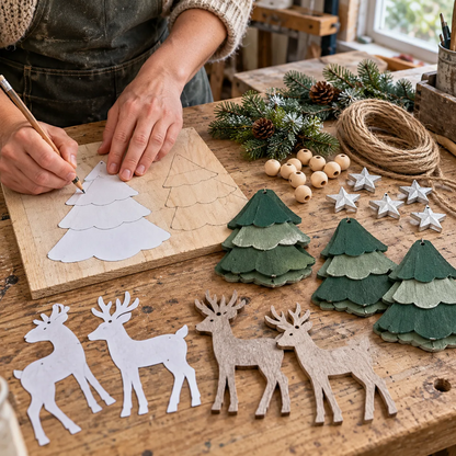 🎄 LIMITED-TIME 50% OFF | Lighted Woodland Christmas Garland™ – Enchanted Forest Holiday Decor with Warm Festive Glow