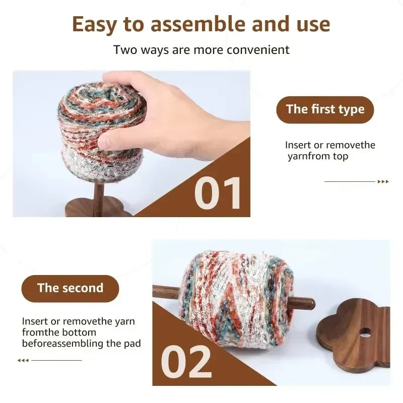 PurlPal Wooden Wrist Yarn Holder
