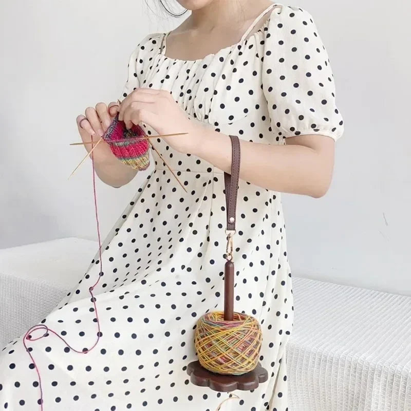 PurlPal Wooden Wrist Yarn Holder