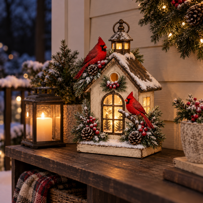 A Little Winter Home for Cardinal Lovers