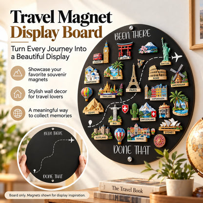 🌎✨Travel Magnet Board - 💕Every Magnet Has a Story. Every Journey Deserves a Place