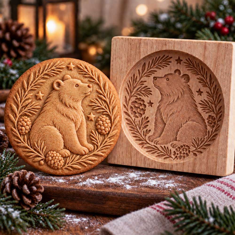 Bear Woodland Animal Cookie Mold