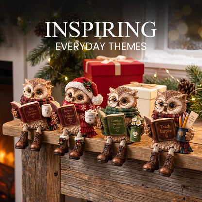 Book Lover Owl Shelf Sitter