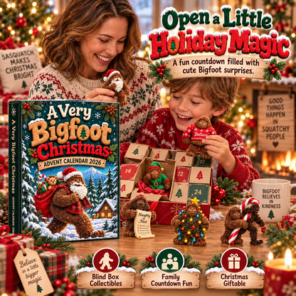 🎄 LIMITED-TIME 50% OFF | A Very Bigfoot Christmas™ Advent Calendar 2026 – 24 Days of Festive Sasquatch Surprises