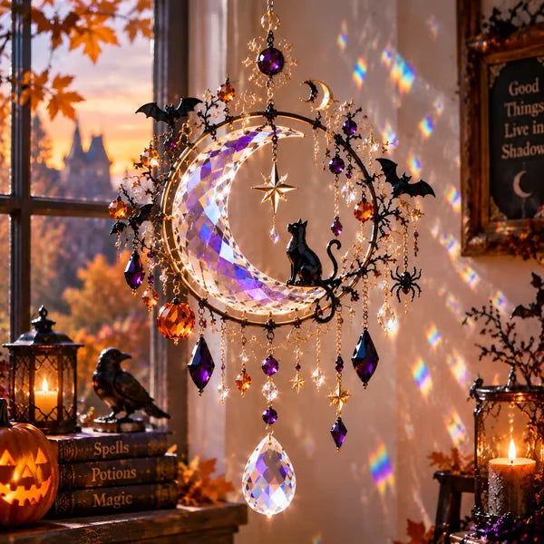 Halloween Crystal Suncatcher – 5 Witchy Window Designs