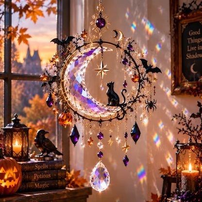 Halloween Crystal Suncatcher – 5 Witchy Window Designs