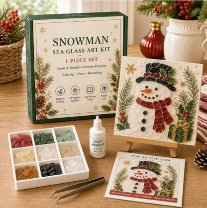 🎄✨ Psalms of Christmas Sea Glass Art Kit🎅⛄