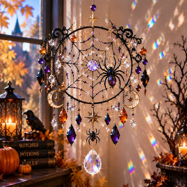 Halloween Crystal Suncatcher – 5 Witchy Window Designs